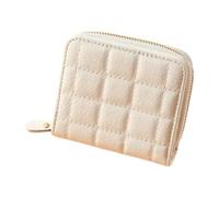 Coin Purse Change Wallet - Small Wallet Pouch Zipper Pocket Size | Portable Zipper Change Pouch Wallet for Dating, Reunion, Work, Travel, beige, 説明を参照してください