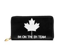 Coin Purse I'm On The Eh Team Canada Canadian Ladies Wallet Pouch with Zipper Pocket Women's Wallets Colourful Handbag for Evening Party, Unisex, Women