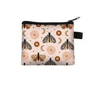 Coin Purse Insect Printed Makeup Bag,Wash Bag,Cosmetic Bags,Small Purse Multifunctional Girls Purse and Coin Purse Women,Coin Pouch,Coin Wallet 2 Piece