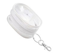 Coin Purse Key Ring - Clear Coin Bag Wallet PVC Keychain | Small Thick Coin Purse for Christmas Children's Day Graduation, White., Se référer au descriptif, Refer to description