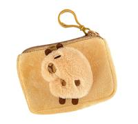 Coin Purse Keychain for Women Change Wallet with Keyring Card Holder Cash Holder Pouches Portable Makeup Bag Plush Purse Keychain