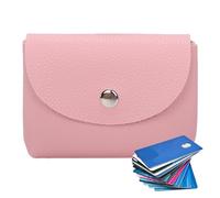 Coin Purse,Leather Coin Purse | Coin Bag Lychee Pattern | Coin Bag Small Bags for Coin Purse Money Bag PU Leather for Headphones with ID Key, pink, Consulte la descripción, See description