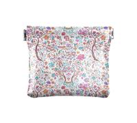 Coin Purse Mandala Floral Soft PU Leather Mini Wallet Change Purses For Men Women Size 4.3" X 3.7", Whimsical Tree Colorful Flowers, One Size, Whimsical Tree Colorful Flowers