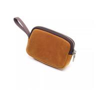 Coin Purse Pouch Simple Retro Leather Zip Small Wallet Coin Purse for Men Leather(Colour 5)