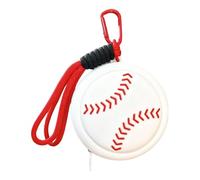 Coin Purse | Spherical Modern Carrying Bag | Keychain Embellishment Change Wallet - For Travel Commuting School Gym Cash Money Hair Clips Earrings Candy, Sports Style Baseball Cute Wallet Pendant