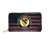 Coin Purse Us Army 1St Cavalry Division Veteran Ladies Wallet Pouch Artistic Women's Wallets Colourful Coin Bag for Unisex, Teacher, Girls