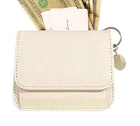 Coin Purse Wallet Handmade Compact PU Leather Credit Card Folded Bills ID