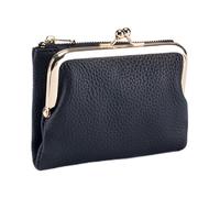 Coin Purse - Wallet Made of PU Leather in Plain Colour, Women's Change Purse with Card Holder - For Mother and Wife, for Money, Cards, Cash, Daily Use, Outdoor, Car, Commuting and, black, Siehe