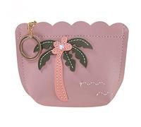 Coin Purse Wallet Notecase for,Cute Coconut Tree Shark Change Purse Card Keys Holder Women Zipper Mini Wallet - Purple Coconut Tree* Dexterous and Professional