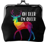 Coin Purse Wallet Oh Deer I'm Queer Women Girl Cute Classic Small Wallet Change Purse