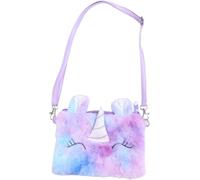 Coin Purse Wallet PU and Plush Unicorn bag. Soft Texture Construction Suitable for Shopping Travel and Accessory Storage