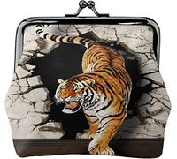 Coin Purse Wallet Tiger Breaking The Wall Women Girl Cute Classic Clutch Wallet Change Purse