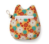 Coin Purse With Zipper，Small Change Purse Card Holder Keychain Pouch With Key Chain 14