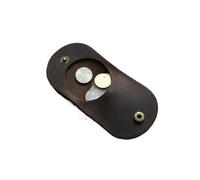 Coin Purse Women's Small Leather Coin Wallet Children Mini Purses Hasp Money Clip Clutch Hobo Bags Men Pouch Manual Craft(Dark Grey)