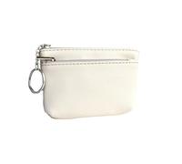 Coin Purses Women PU Leather New Small Mini Soft Surface Fashion Key Bank Card Coin Small Wallet(Creamy-White,1pc)