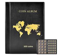 Coin Storage Book | Dustproof Coin Organizer, Album For Storing Coins, Durable Pages To Store Coins For Collecting Badges, Money Coins And Coins