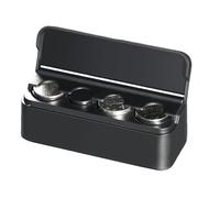 Coin Storage Box, Coin Storage Boxes for Car, Dustproof Storage Case for Collector's with Self-Adhesive Base and Lid, Multifunctional, Space-Saving Storage Org