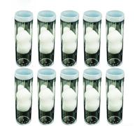 Coin Tubes 10-Pack 27/30mm, Collection Roll Tubes Keep Coins Safe Organised Tight Coin Storage Numismatics(30mm)