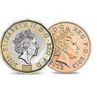 COIN UNIQUE NEW VERSION - POUND AND PENNY TRICK WITH 12 SIDED NEW POUND COIN - CLOSE UP MAGIC TRICK