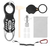 Coin Verification Keychain Set - Hammer Pliers Magnet Pocket Tester, Compact Size Detection Tool, Portable Metal Detecting Accessory | Collectors Tester For Adults Lovers Family Treasure Hunters