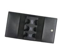 Coin Wallet - Japanese Coin Holder Wallet | Durable Portable Triple Multifunctional Suitcase - Change Purse with Leather Case for One Pair Gift, black, see description, See description