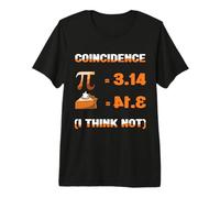 Coincidence I Think Not 3.14 Pie Math Day Happy Pi Day Premium T-Shirt