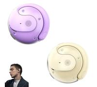 Coindcies Ai Translation Wireless Ows Bluetooth5.4 Earphones, Portable Ai Translation Earbuds Real Time, Supports 144 Languages, Hifi Stereo, For Travel, Business, Learning(Beige+Pink)