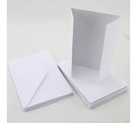 Coingallery Craft UK A6 Wardrobe Cards and Envelopes - White No Aperture Wardrobe Hammered