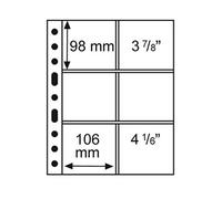 Coingallery Lighthouse Grande Large Album Banknote Stamps Certificate Pages Black Clear ZWL (3/2C)