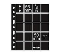 Coingallery Lighthouse Grande Large Album Banknote Stamps Certificate Pages Black Clear ZWL (5/4S)