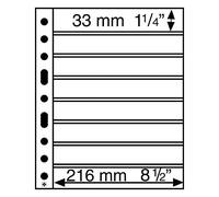Coingallery Lighthouse Grande Large Album Banknote Stamps Certificate Pages Black Clear ZWL (8S)