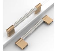 Coinkoly 10 Pack 3-3/4"(96mm) Brushed Satin Nickel and Champagne Bronze Cabinet Pulls Kitchen Cabinet Handles Knurled Cabinet Hardware Drawer Pulls for Cupboard