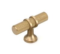 Coinkoly 10 Pack Champagne Bronze Knurled Cabinet Knobs for Dresser Kitchen Knobs for Cabinets Champagne Gold Cabinet Pulls Hardware CK0027