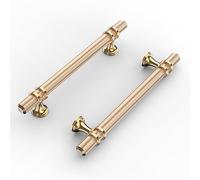 Coinkoly Gold Cabinet Pulls Knurled Kitchen Cabinet Handles