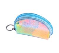 Coins - Canvas Wallet Tips | Change Small Coin Purse | Keychain Wallet Credit Card Holder | Cute Bags | Portable Pencil Storage Bag l, azul, Consulte la descripción, See description