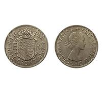 Coins for collectors - Circulated British 1967 Half Crown Coin / Great Britain