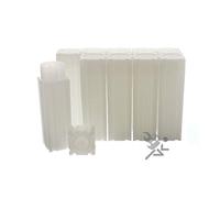 CoinSafe 10x Dime Size Coin Tubes (50 Dimes Each, 18mm Diameter, Matt White)