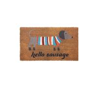 Coir Animal Hello Sausage Mat 40x70 cm