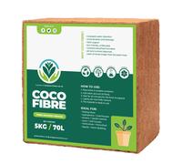 Coir Compost Block | 100% Natural Easy to Grow & Use | Coco Soil (5kg)