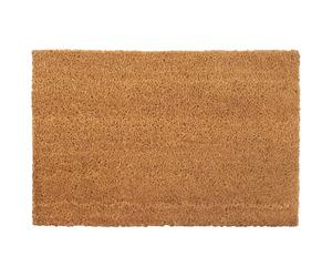 Coir Door Mat Natural 50x80cm Tufted 24mm Thick Plus PVC Backing Indoor/Outdoor