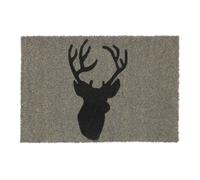 Coir door mat Weatherproof Absorbent Elk Welcome Mat Non-Slip Wiper Mat Durable