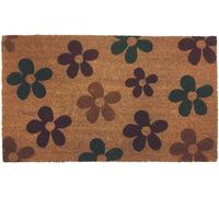 THE RUGS Coir Doormat Gainsborough Flowers 45x75 cm | Size: 45 cm x 75 cm THE RUGS Multicolor 45 cm x 75 cm