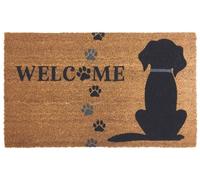Coir Doormat Gainsborough Welcome Pawprint 45x75 cm THE RUGS Multi 45cm x 75cm