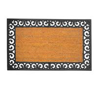 Relaxdays Coconut & rubber doormat, 75 x 45 cm