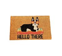 Coir Products Coir Doormat With The Design Text Of "hello There, Cat"