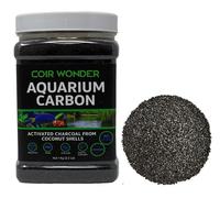 Coir Wonder Aquarium Carbon - 1 Kg (2.2 Lb) - Coconut Shell Activated Charcoal - Filter Media for Fish Tanks, Ponds - Water Clarifier Granules