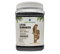 Coir Wonder Cat Litter Deodorizer - Activated Charcoal Carbon - Unscented - 2.2 Lb (1 Kg) - Longer Kitty Litter Life - Odor Control for Small Animal Pet Bedding