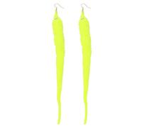 Coiris Magic Worm String Earrings for Women Long Twisty Fluffy Worm Interesting Funny Earrings Jewelry for Women, Stainless Steel, No Gemstone