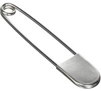 Coitak Heavy Duty 5 inch Giant Silver Stainless Steel Safety Pins, 10 PCS, Extra Large Laundry Pins for Blankets, Heavy Laundry, Upholstery