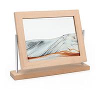 Coitak Moving Sand Art Picture, Dynamic Sand Picture, Desktop Moving Sand Art for Home Decor and Office (Gold)